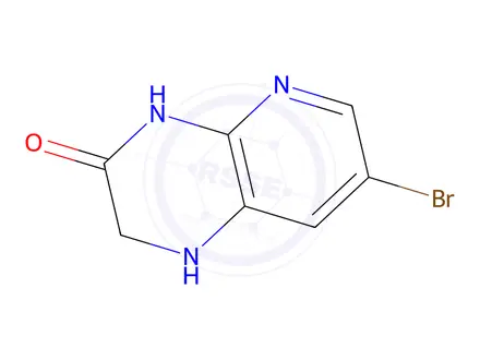 Chemical structure of 7-Bromo-1,2-dihydropyrido[2,3-b]pyrazin-3(4h)-one