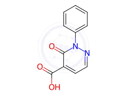 Chemical structure of 3-Oxo-2-phenyl-2,3-dihydropyridazine-4-carboxylic acid
