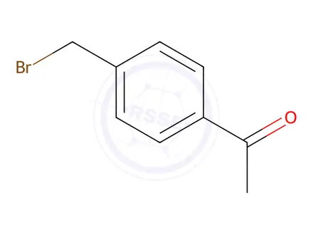 Chemical structure of 1-(4-(Bromomethyl)phenyl)ethanone