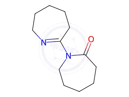 Chemical structure of 1-(3,4,5,6-Tetrahydro-2H-azepin-7-yl)azepan-2-one