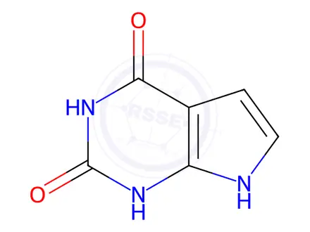 Chemical structure of 7H-pyrrolo[2,3-d]pyrimidine-2,4-diol