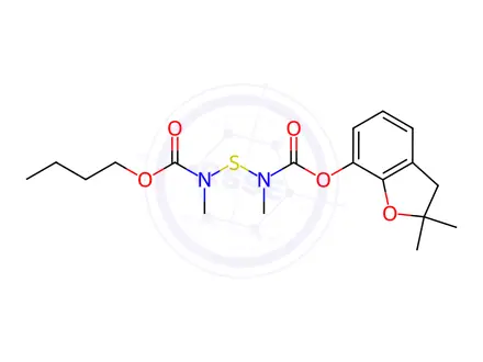 Chemical structure of Furathiocarb