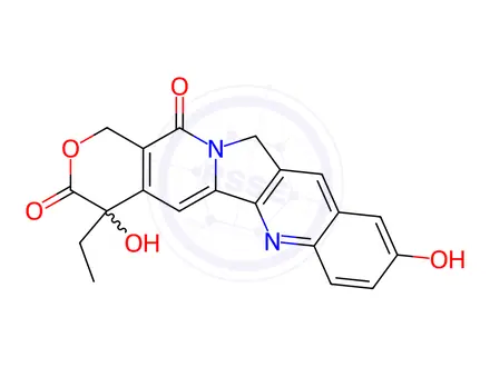 Chemical structure of (±)-10-Hydroxycamptothecin