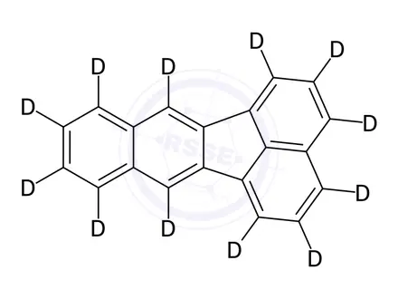 Chemical structure of Benzo(k)fluoranthene D12