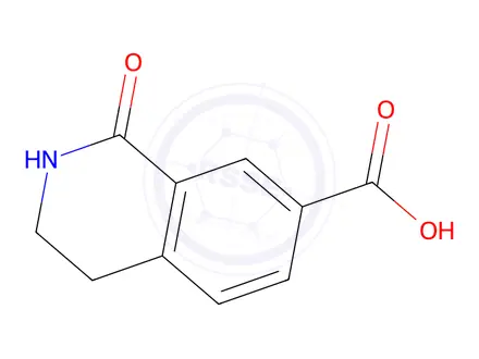 Chemical structure of 3,4-Dihydro-2H-isoquinolin-1-one-7-carboxylic acid