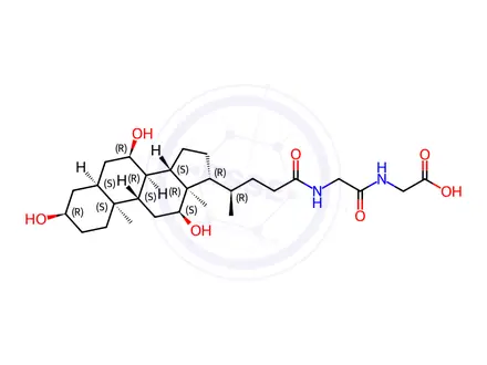 Chemical structure of Glycine Glycocholic Acid
