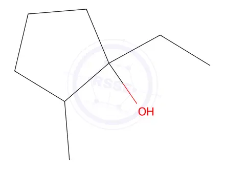 Chemical structure of 1-Ethyl-2-methylcyclopentan-1-ol