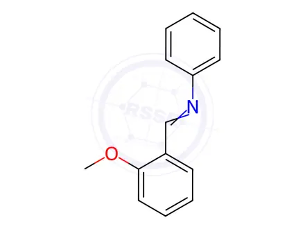 Chemical structure of [(2-Methoxybenzylidene)amino]benzene