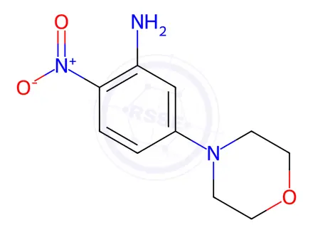 Chemical structure of 5-Morpholino-2-nitroaniline