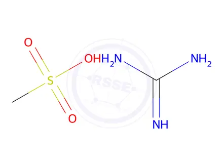 Chemical structure of Guanidine methanesulfonate