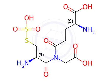 Chemical structure of glutathione sulfonate