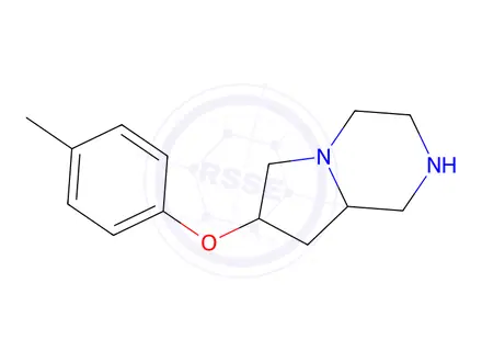 Chemical structure of 7-(p-Tolyloxy)octahydropyrrolo[1,2-a]pyrazine