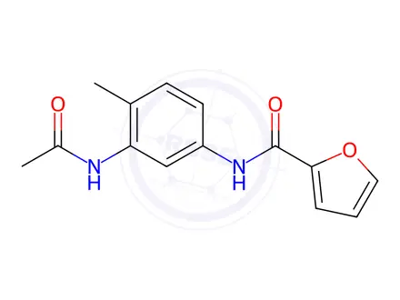 Chemical structure of N-(3-Acetamido-4-methylphenyl)furan-2-carboxamide