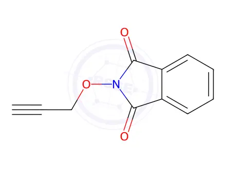 Chemical structure of N-(Propargyloxy)phthalimide