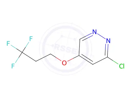 Chemical structure of 3-Chloro-5-(3,3,3-trifluoropropoxy)pyridazine