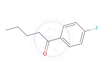 Chemical structure of 4'-Fluorovalerophenone