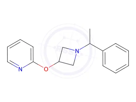 Chemical structure of 2-[1-(1-PHENYLETHYL)-3-AZETIDINYLOXY]PYRIDINE