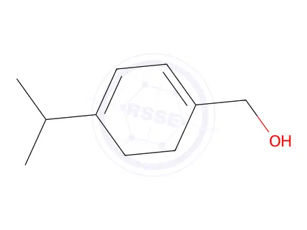 Chemical structure of Cyclohexadienemethanol, 4-(1-methylethyl)-