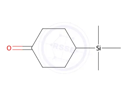 Chemical structure of 4-(Trimethylsilyl)cyclohexan-1-one