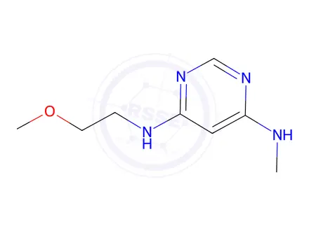 Chemical structure of n4-(2-methoxyethyl)-n6-methylpyrimidine-4,6-diamine