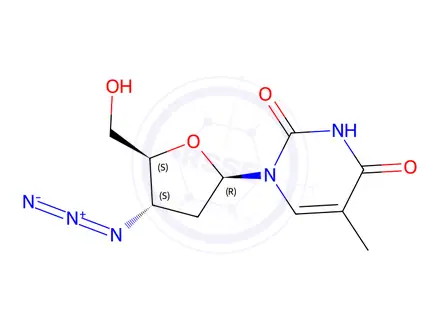 Chemical structure of Zidovudine