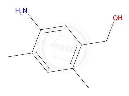 Chemical structure of (5-amino-2,4-dimethylphenyl)methanol