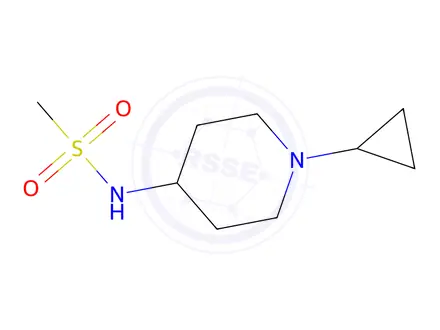 Chemical structure of N-(1-cyclopropylpiperidin-4-yl)methanesulfonamide