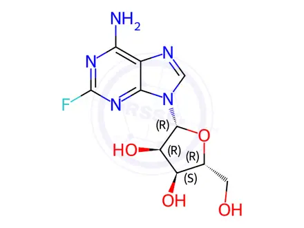 Chemical structure of Fludarabine Phosphate EP Impurity E