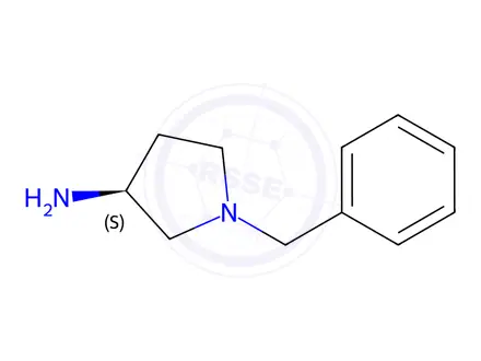 Chemical structure of (S)-(+)-1-Benzyl-3-aminopyrrolidine