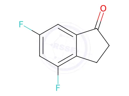 Chemical structure of 4,6-Difluoro-1-indanone