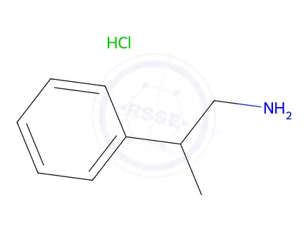 Chemical structure of β-Methylphenethylamine Hydrochloride