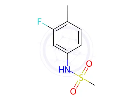 Chemical structure of N-(3-Fluoro-4-methylphenyl)methanesulfonamide