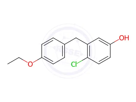 Chemical structure of Dapagliflozin Impurity 339