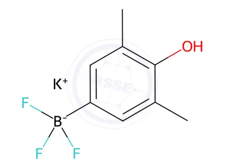 Chemical structure of Potassium 4-hydroxy-3,5-dimethylphenyltrifluoroborate