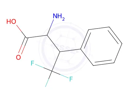 Chemical structure of β-(Trifluoromethyl)phenylalanine