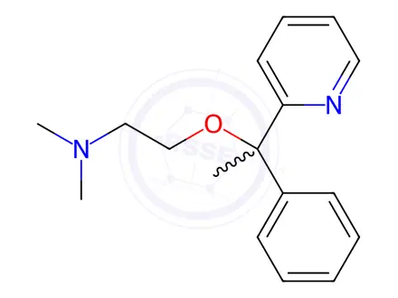 Chemical structure of (±)-Doxylamine