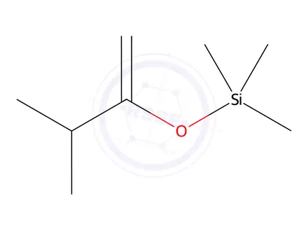 Chemical structure of Silane, trimethyl(2-methyl-1-methylenepropoxy)-