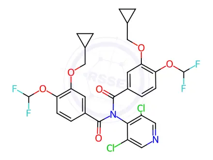 Chemical structure of Roflumilast Dimer