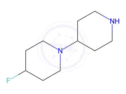 Chemical structure of 4-Fluoro-1,4'-bipiperidine