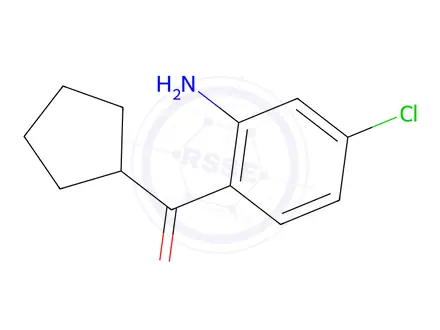 Chemical structure of (2-Amino-4-chlorophenyl)(cyclopentyl)methanone