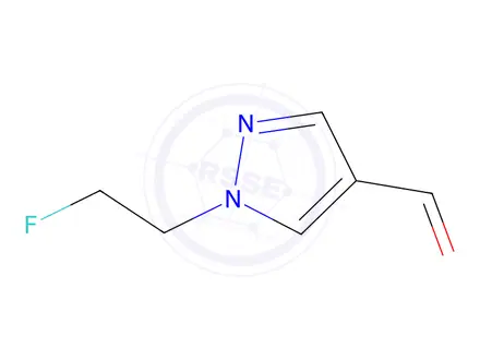 Chemical structure of 1-(2-Fluoroethyl)-1H-pyrazole-4-carbaldehyde