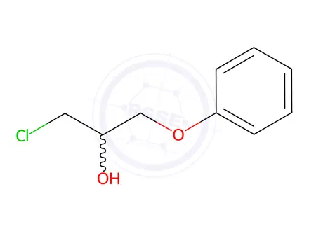 Chemical structure of 1-Chloro-3-phenoxypropan-2-ol