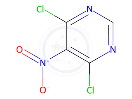 Chemical structure of 4,6-Dichloro-5-nitropyrimidine