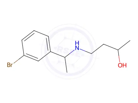 Chemical structure of 4-((1-(3-Bromophenyl)ethyl)amino)butan-2-ol