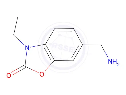Chemical structure of 6-(Aminomethyl)-3-ethylbenzo[d]oxazol-2(3h)-one