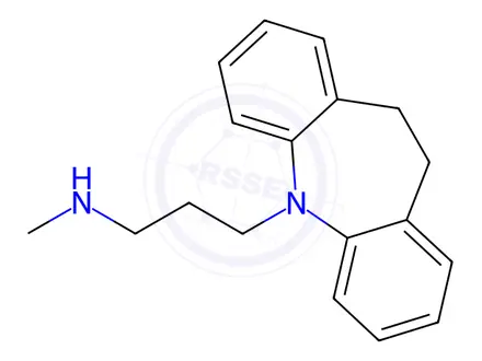 Chemical structure of Desipramine
