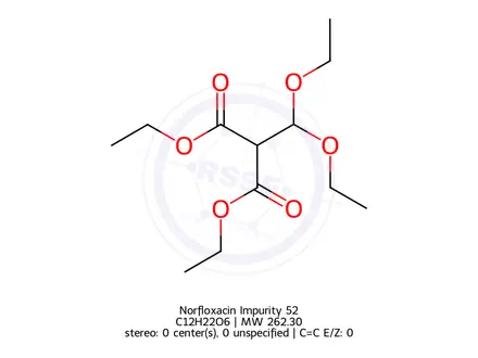 Chemical structure of Norfloxacin Impurity 52