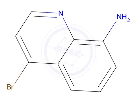 Chemical structure of 4-Bromoquinolin-8-amine