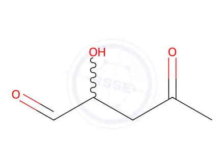 Chemical structure of Levulinaldehyde, 2-hydroxy-(8CI)