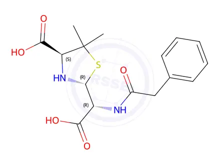 Chemical structure of Benzylpenicillin Benzathine EP Impurity E